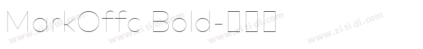 MarkOffc Bold字体转换